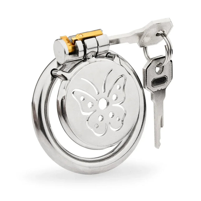Upgraded CB Lock Cock Cage Chastity Cage Longterm for Male Men Urethral Extreme Toys for Man Small Flat Cage Masturbation BDSM