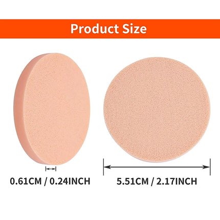 12Pcs Cosmetic Puff Makeup Super Soft Puff Wet Dry Dual Use BB CC Cream Contour Facial Makeup Sponge Portable Trave Beauty Tool