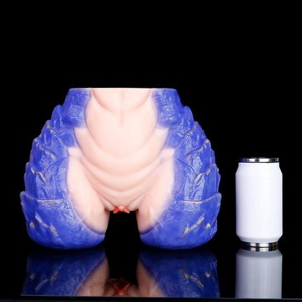 YOCY 8kg Furry Torso Ass Sex Toy Silicone Male Masturbator Dual Channel Anal Vaginal Stroker Realistic Anthro Butt Toy Sex Toys