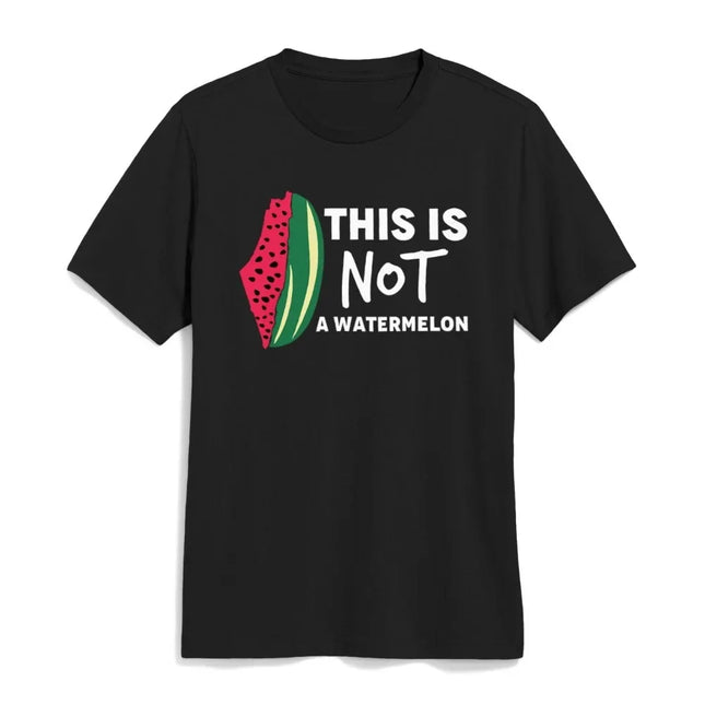 This Is Not A Watermelon T-Shirt Palestine Collection Palestine Flag Shirt Men Women Unisex Cotton Tops Peaceful Sweatshirt