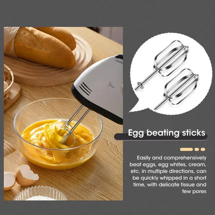 Handheld Electric Egg Beater Multifunctional Kitchen Mixer for White Cream Dough Automatic Home Cooking Egg White Beater