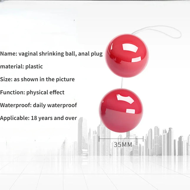 Smooth Kegel Ball Vagina Balls For Women Adult Sex Toy Vaginal Contracting Dumbbell Centrifugal Stimulator Anal Beads