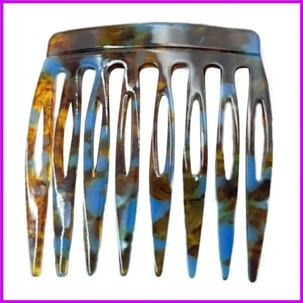 1PC French Hair Side Combs for Women Girls Acetate Hair Accesories Secure and Elegant Hold Hair Clip Hairpieces