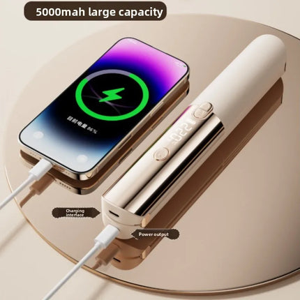 Portable Mini Wireless Hair Straightener And Curler Charger USB Dormitory Tool Hairdressing Salon Accessories