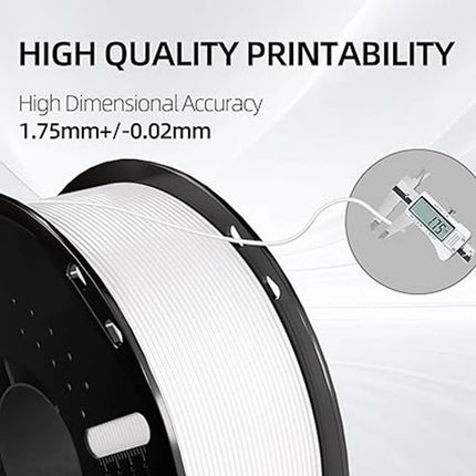 250g 500g 1Kg 3D Printer Nylon Filament High Tensile Strength Nylon white and black Filament Good Flexibility 1.75mm 3D Printin