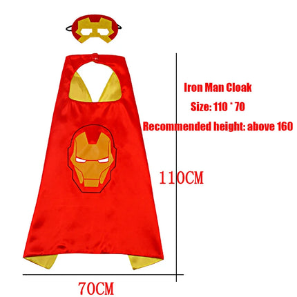 Marvel Superhero Toy Role Play Performance Props Capta Captain America Iron Man Action Figure Toy set Children's Halloween Gift