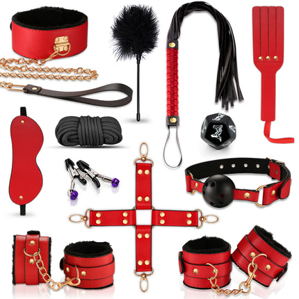 BDSM G Spot Dildo Vibrator Anal Plug Bondage Set Sex Toys For Women Whip Handcuffs For Sex Bdsm Exotic Adult Games