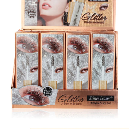 Diamond Glitter Mascara Fast Dry Eyelashes Curls Extension Make Up Waterproof Long-lasting Lengthens Beauty Eye Lashes Makeup