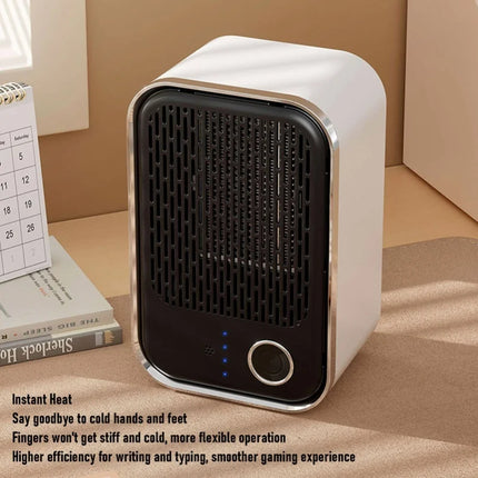 Auto Shut Off Desktop Heater PTC Ceramic Overheat Prevention 3 Modes Room Heating Fan For Winter Indoor Use