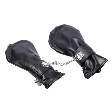 Handcuffs Mittens Boot Booties Leather Gloves Dog Paw Padded Fist Mitts Socks BDSM Bondage Sex Toys Gloves Puppy Play Fetish