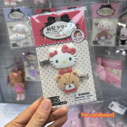 Kawaii Sugarbunnies Hairpin Cartoon Kuromi My Melody Sweet Girl Bangs Side Clip Creative Cinnamoroll Hair Clips Christmas Gifts