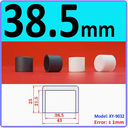 White/Black Silicone Rubber Round Caps Protection Gasket Dust Seal End Cover Caps For Pipe Bolt Furniture 3mm-78.5mm
