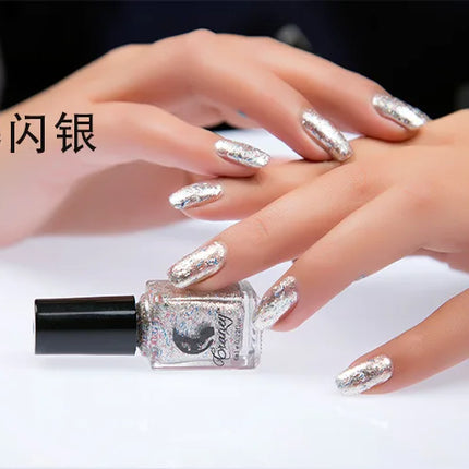 Metal Colour Nail Gel Polish Semi Permanent Mirror Gel Varnish Base Top Coat UV Gel Varnish Soak Off Nails Art Glue Nail Polish