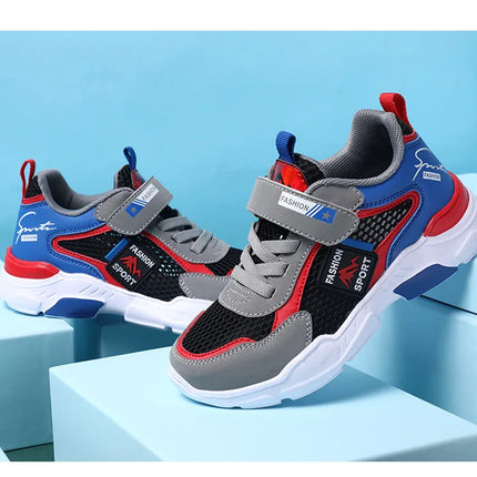 Single Net Children's Shoes Boys Sneakers Summer Breathable Non-slip Surface Girls Casual Tennis Sports Running Outdoor Shoes