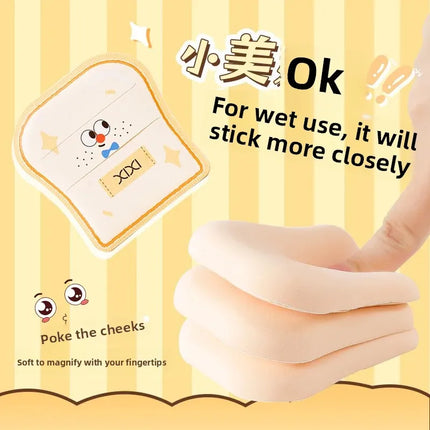 Xixi Food Toy Pineapple Bun Cotton Candy Sponge Cake Series Lightweight Natural Smooth Student Affordable Makeup Sponge