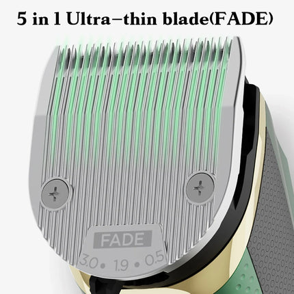 Madeshow 982F 986F Men Hair Clipper LED Display Low Noise Cordless Ceramic Blade Professional Hair Cutting Machine Hair Trimmer