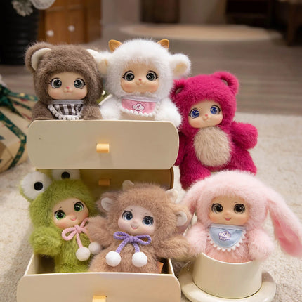 The Adorable PVC Blind Box Family Series Can Be Used As Bag Accessories Christmas Gift