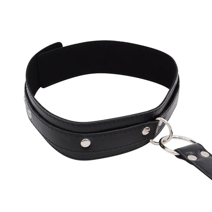 Bondage PU Leather Restraints Collar Fetish Sex Game BDSM Adult Toy Sex Shop Slave Neck Handcuffs Sex Products For Couple Gay