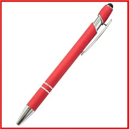 200 Pcs Light - Metal Capacitive Universal Touch Screen Stylus Ballpoint Pen Writing Stationery Office Gifts Free custom Logo