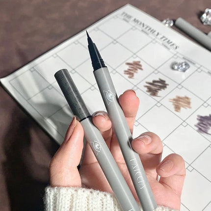 Ultra-fine Eyelash Pen Liquid Eyeliner Eyeshadow Stick Lying Silkworm Pencil Brown Grey Lasting Waterproof Cosmetic Makeup Tools