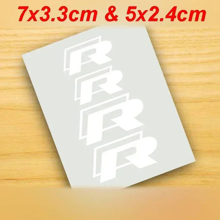 4Pcs for Volkswagen VW R Line GOLF 3 Polo Jetta Passat GTI Bora Car Brake Caliper Graphic Stickers Racing Tuning Hi-Temp Decals