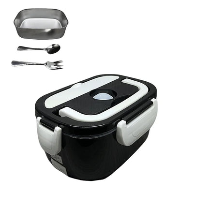 The Electric Lunch Box Food Heater ,60 W Portable Warmer for Car Truck Work With 304 Stainless Steel Contained Heated Lunch Box