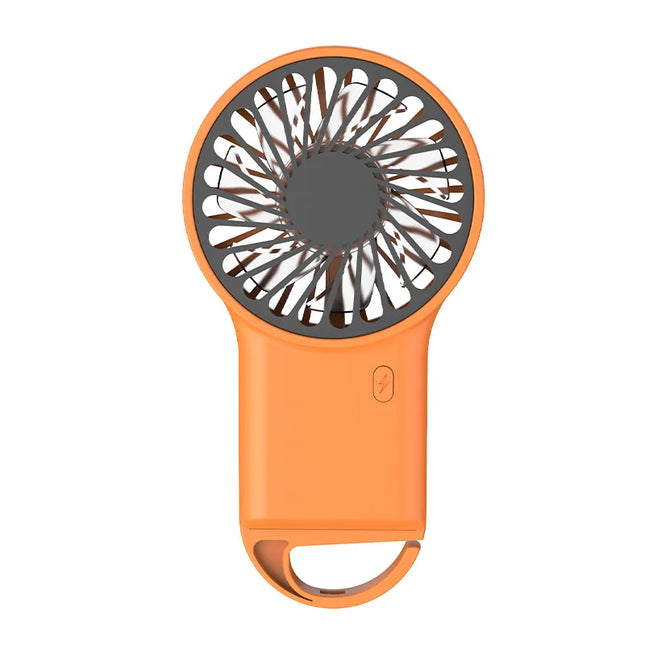 Portable Mini Fan With Carabiner, USB Rechargeable Silent Foldable Table Fan, Handheld Pocket Fan For Home Office Travel