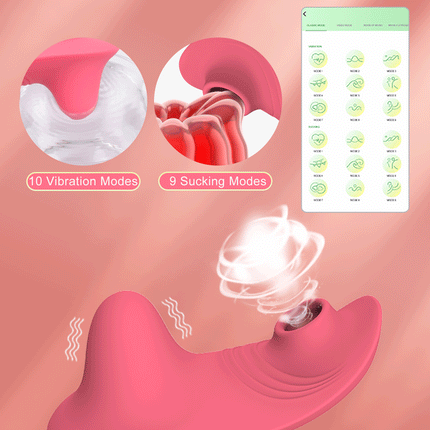 Sucker Clitoris Sucking Vibrator Female Sex Toy Wearable Vibrating Panties Wireless Bluetooth G Spot Vibrator Adult Women Goods