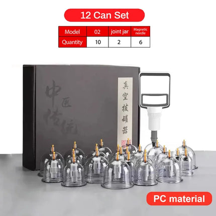 Cupping Therapy Set Vacuum Cupping Set Suction Cups Massage Chinese Medicine Anti Cellulite Physiotherapy Jars For Body Massager