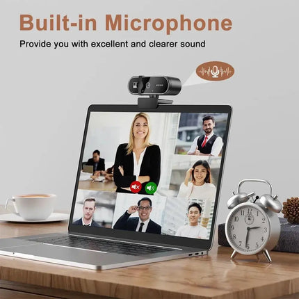 4K USB Web Camera With Microphone 2K Camera PC Computer Laptop Live Streaming for Computer PC Real-time Video Conference