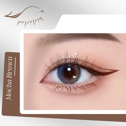 New Upgraded Waterproof Lower Lash Stamp Set Easy to Use Portable Lower Lash Stamp with Ink 0.01mm tip Double Head Eye Liner