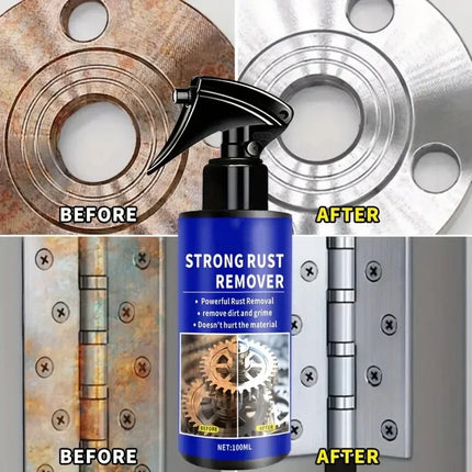 Clean Metal Iron Prowder Quickly Auto Exhaust Pipe Rust Derusting Spray Stain Removal Agent