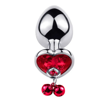 3 Size Metal Anal Plug Crystal and Bells Anus Dilator Sex Toys Bullet Stainless Steel Butt Plug Men Women Couples Adult Toys