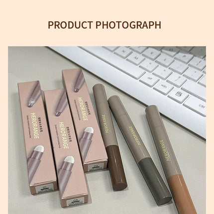 Nose Shadow Bronzer Contouring Makeup Pen Natural Grey Brown Three-dimensional Face Matte Shadow Cream Contour With Brush Makeup