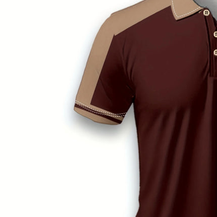 Printed Casual Short Sleeved Shirt, Casual Short Sleeved T-shirt, Men's Wing Bird Shirt, 3D Digital Printed Classic Collar