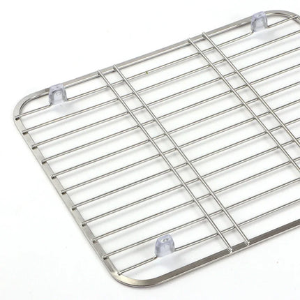 New Stainless Steel Sink Drainer Rack Multifunctional Kitchen Fruit Vegetable Dish Drying Rack Kitchen Sink Protector Grid