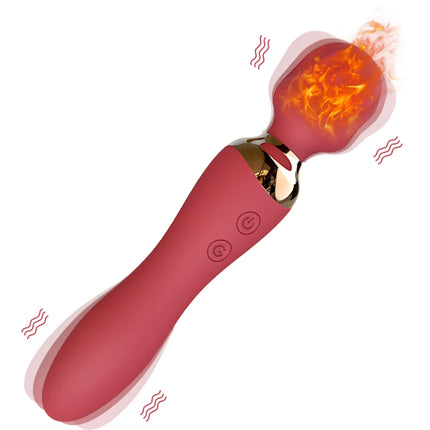 Double-ended AV Vibrator for Women G Spot Clit Clitoris Stimulator USB Rechargeable Vagina Massager Female Adults Supplies