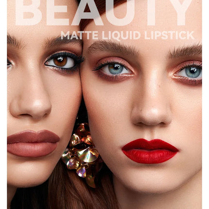 6 Colors Nude Matte Lip Gloss Waterproof Lasting Lipstick Not Fading Sexy Nude Red Pink Velvet Liquid Lipsticks Makeup Cosmetic