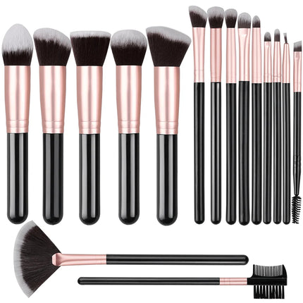 NEW 16PCS Professional Makeup Brush Set Soft Fluffy Eyeshadow Foundation Concealer Blending Blush Brush Kabuki Women Beauty Tool