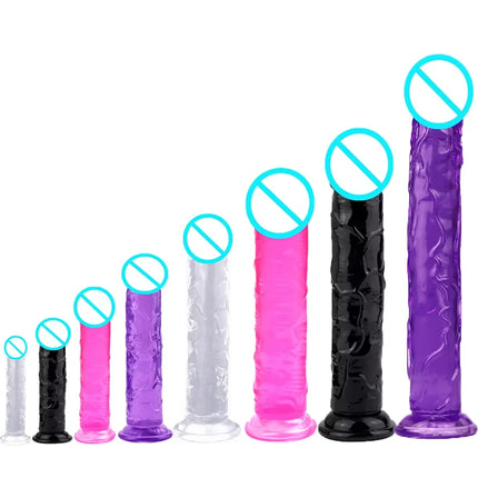 New Realistic Dildos Erotic Jelly Dildo Artificial Penis G-spot Simulation Large penis Anus Anal plug Female penis masturbation