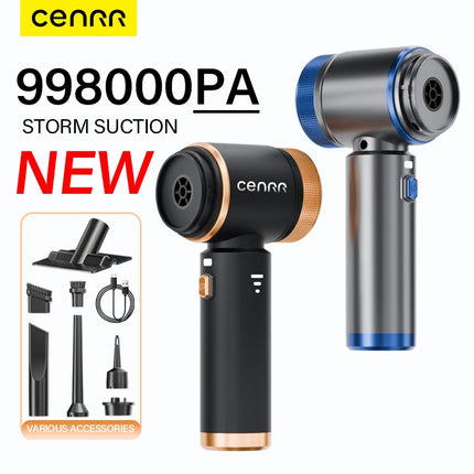 CENRR New Car Vacuum Cleaner Mini 998000PA Cordless Portable Powerful for Home Handheld Blower Car Cleaner Car Vacuum Cleaner