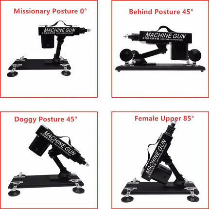 Powerful Vibrator Automatic Telescopic Sex Machine With Dildo Attachments Female Vagina Anal Masturbation Sex Toys For Women Men