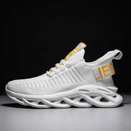 YRZL Men's Comfortable Sneakers, Women's Breathable Couple Running Shoes, Mesh Tenis Sport Shoes Size 36-46 Walking Sneakers Men