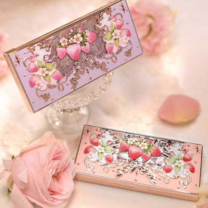Flower Knows Violet Eye Shadow Strawberry Rococo Series Five-Color Eyeshadow Palette G01 Starmoon Strawberry 0.21OZ./6G