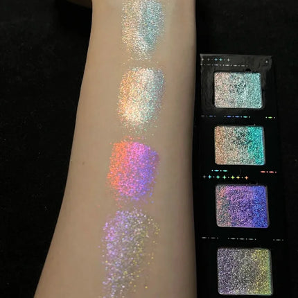 DRAMO Chameleon Eyeshadow Highly Pigmented Overlay Gradient Ayering Laser Optical Iridescent Eye Makeup 6g