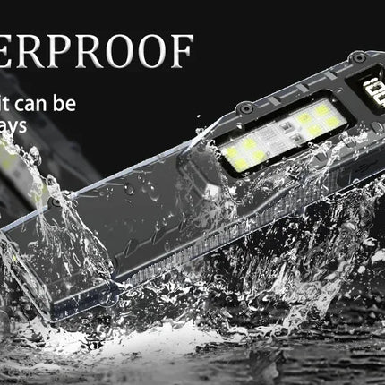 EDC Tactical Flashlight,1100Lm Rechargeable Led Flat Flashlight w/Clip & Digital Display,Pocket Flashlight For Camping Emergency