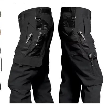 Wear Resistant Work Pant Man Multi-pocket Straight Cargo Trousers Outdoor Jogging Tactical Pants Spring Autumn Casual Trousers