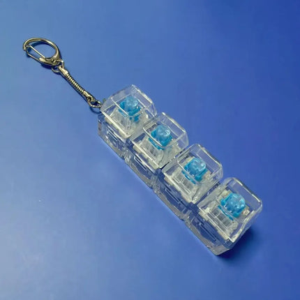 New Keys Finger Keyboard Keycap Stress Relief Fidget Keychain Pass The Time Key Button Pinch Toy Adult