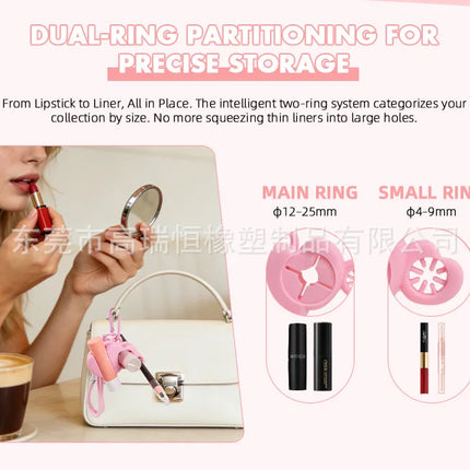 Lipstick Storage Bag Beauty Tools Eyebrow Pencil Lipstick Storage Rack Lipstick Protective Case Storage Bag Creative Portable