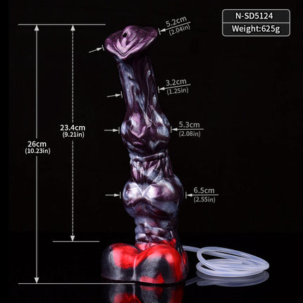 NNSX Huge Knot Squirting Horse Dildo Silicone Water Spray Anal Plug Anus Dilator Vagina Feamel Masturbator Penis for Woman